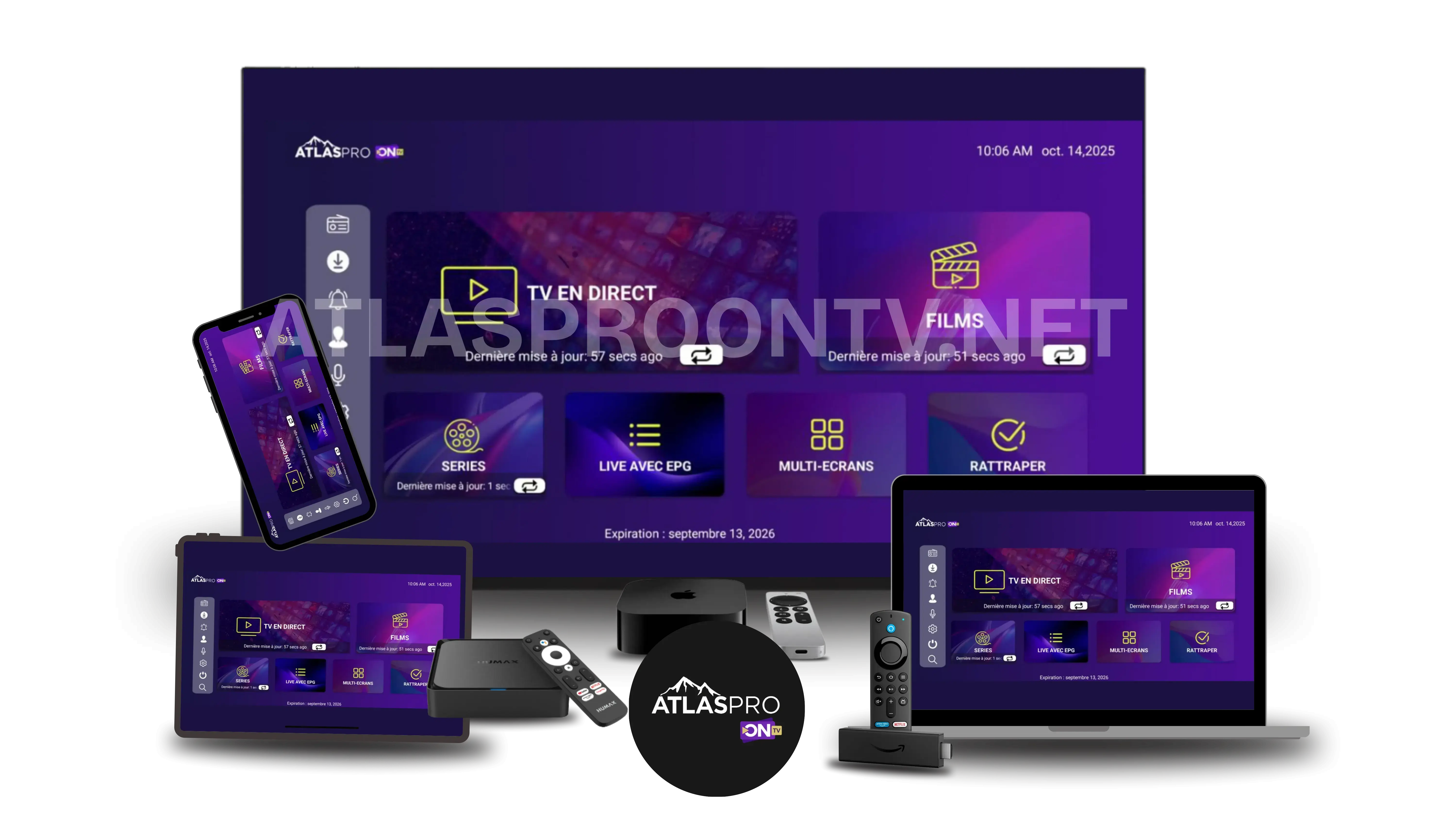 Appareils compatibles avec l’abonnement Atlas Pro IPTV France